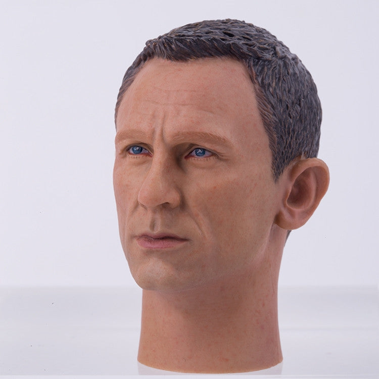 1/6 Scale Action Figure Accessories 007 James Bond Male Head Sculpt In-Stock-1