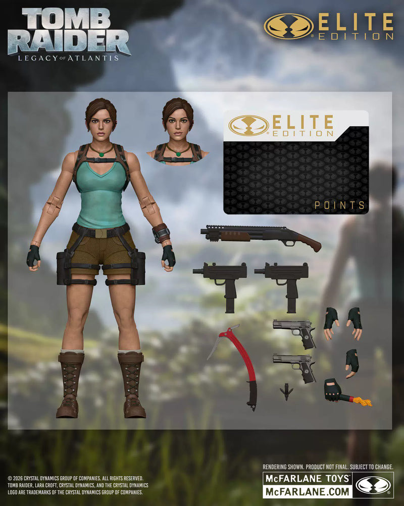 Mcfarlane toys laura croft tomb raider: definitive edition articulated action figure-2