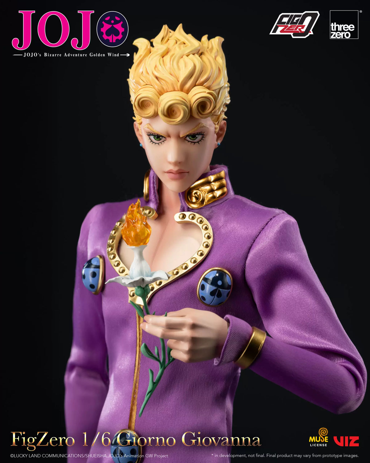 THREEZERO 1/6 JOJOBizarre Adventure golden wind Giorno Jobana In‑Stock-5