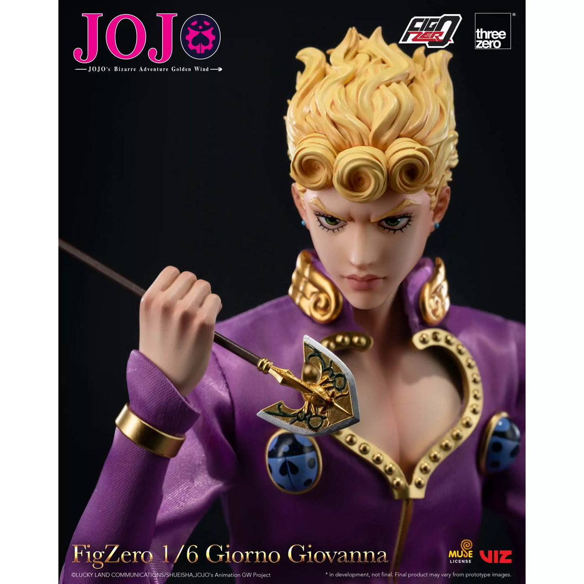 THREEZERO 1/6 JOJOBizarre Adventure golden wind Giorno Jobana In‑Stock-1
