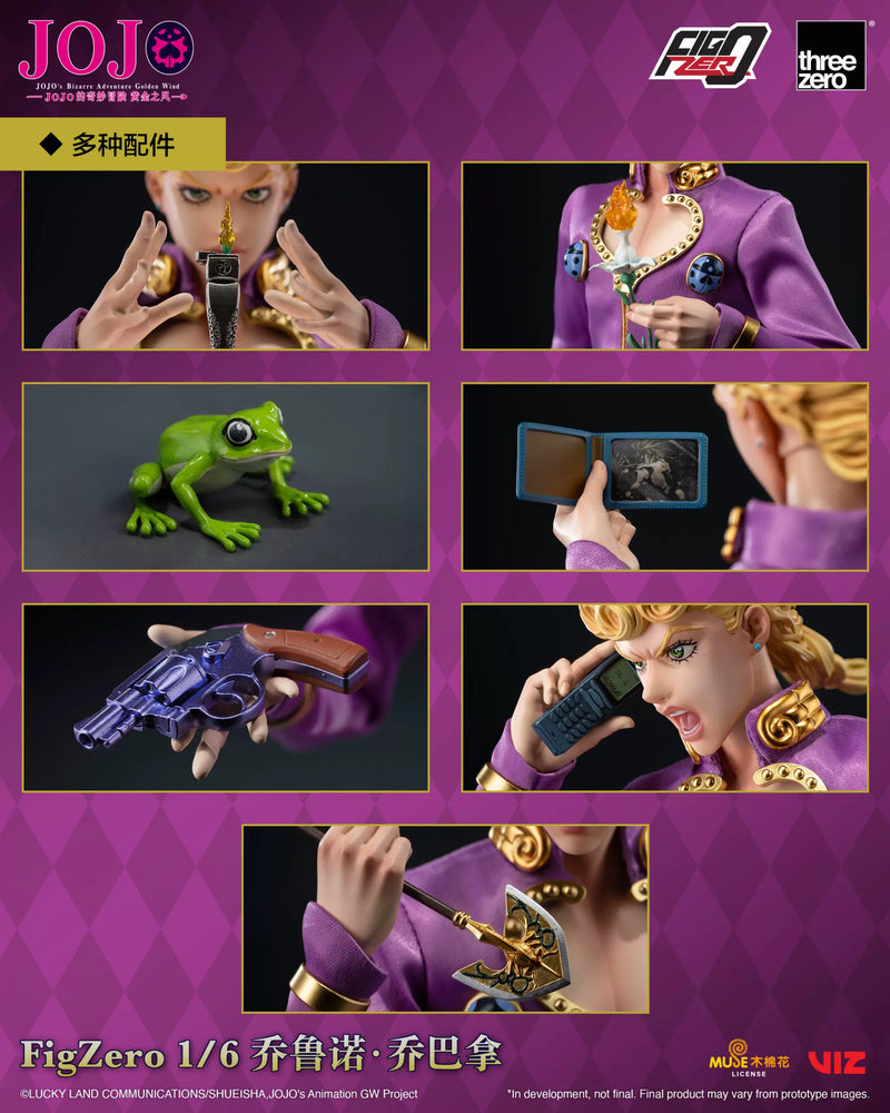 THREEZERO 1/6 JOJOBizarre Adventure golden wind Giorno Jobana In‑Stock-3