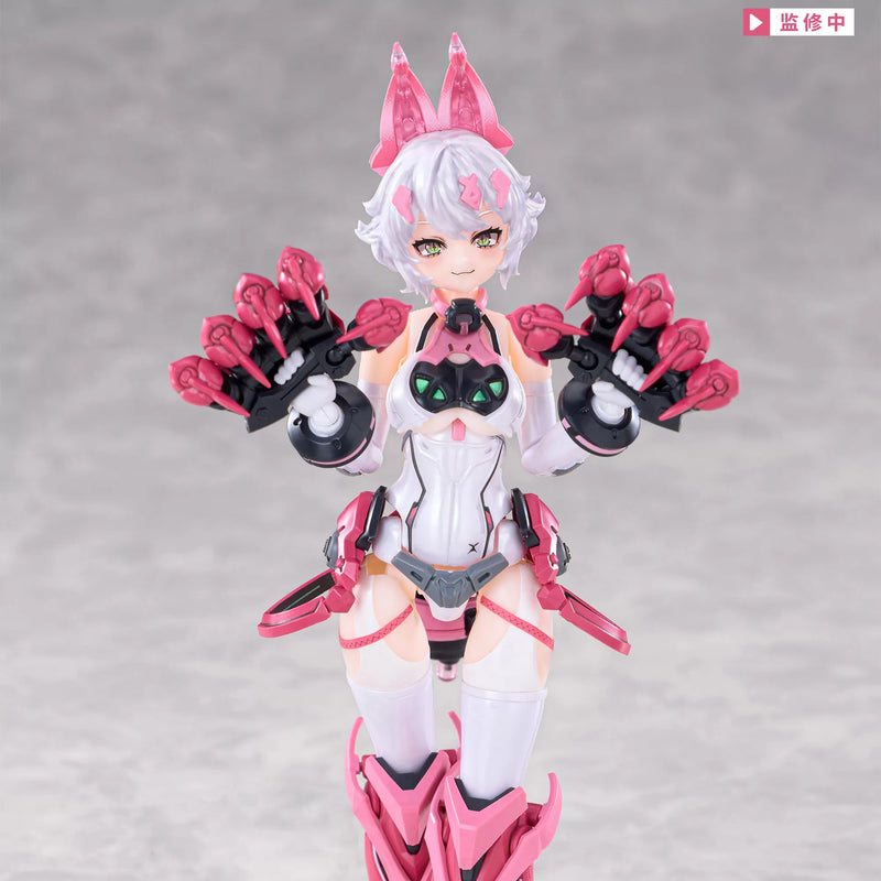Nuclear gold reconstruction interleaved front 1/12 machine girl red lynx assemble action figure deposit-1