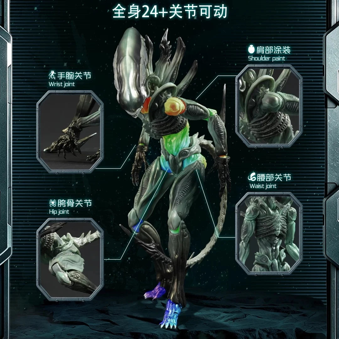 52toys lightning dance 1/12 alien xenomorph action figure deposit-5