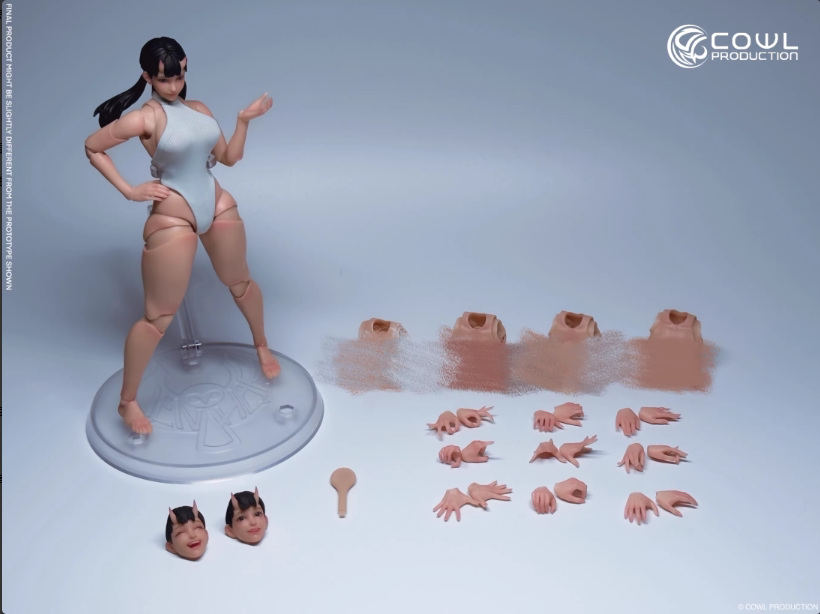 Cowl production 1/12 ghost girl body action figure In‑Stock-4