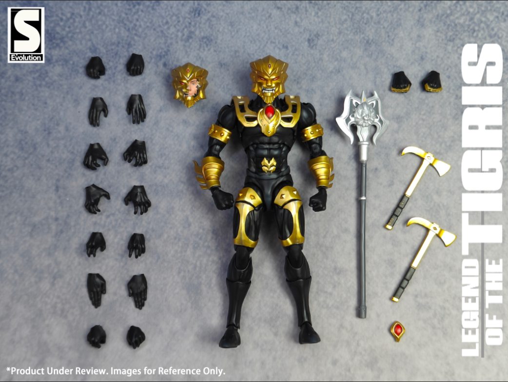 Supreme evolution 1/12 kyle leon tiger lion brothers movable deposit-7