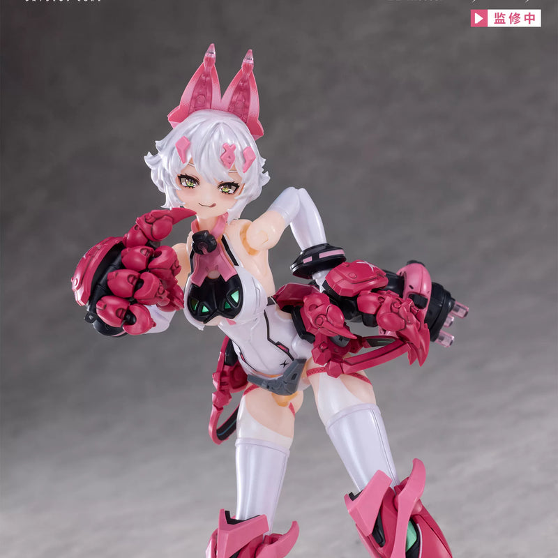 Nuclear gold reconstruction interleaved front 1/12 machine girl red lynx assemble action figure deposit-4