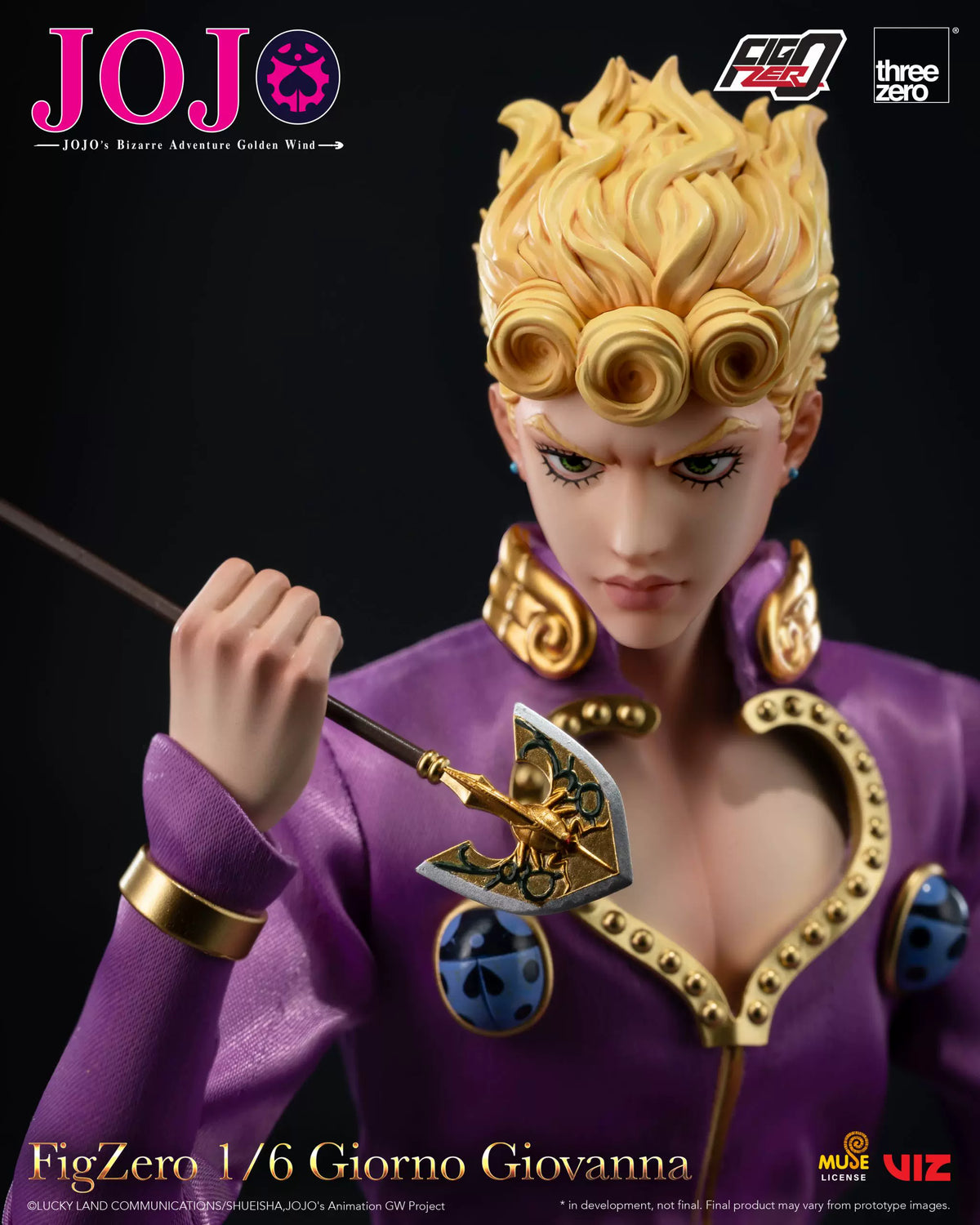 THREEZERO 1/6 JOJOBizarre Adventure golden wind Giorno Jobana In‑Stock-6