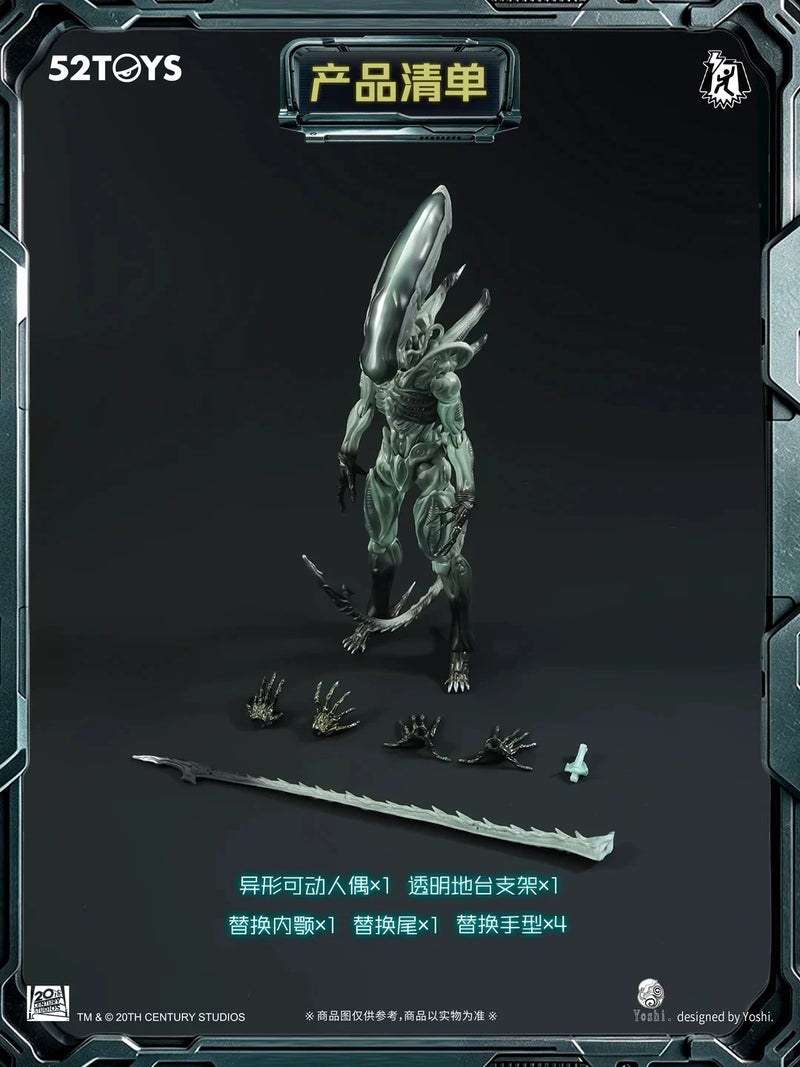 52toys lightning dance 1/12 alien xenomorph action figure deposit-6