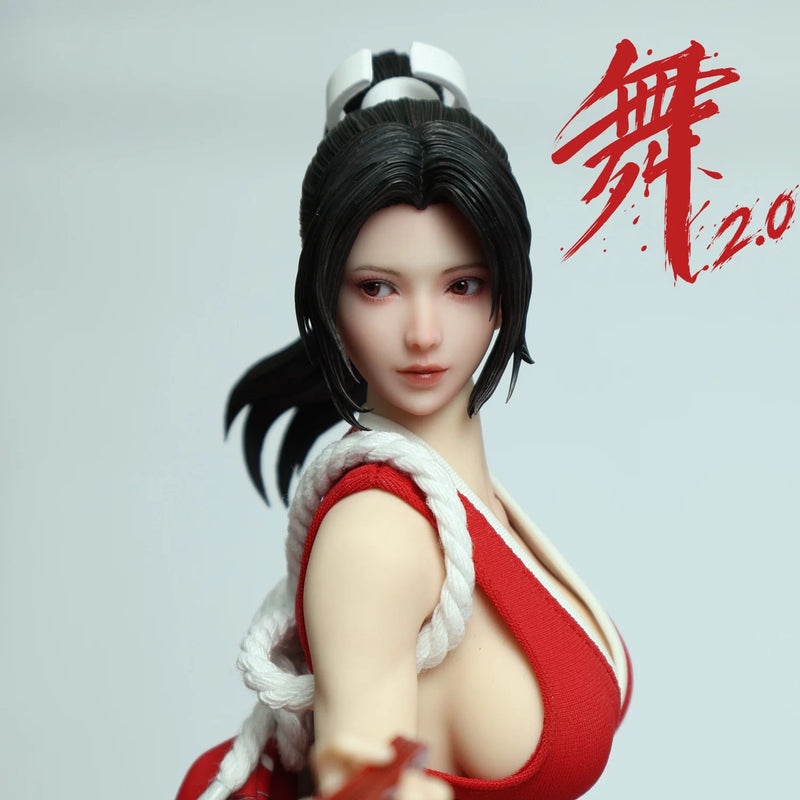 JKTOYS 1/6 fighting beauty head sculpt dance 2.0 upgraded version movable eyes k-018 deposit-3