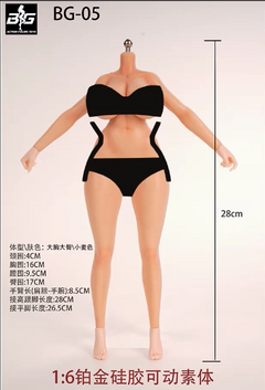 Action figure toys 1/6 platinum silicone steel bone movable female body-9