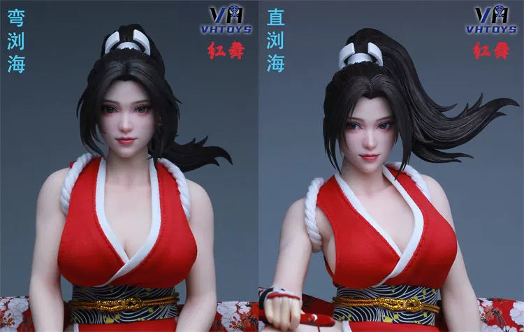 VHTOYS 1/6 red dance Female head sculpt with movable eyes  VH002 In‑Stock-4