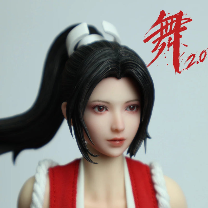 JKTOYS 1/6 fighting beauty head sculpt dance 2.0 upgraded version movable eyes k-018 deposit-2