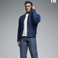 Rise work rw08 1/6 captain america jacket casual suit soldier clothing elevator card-2
