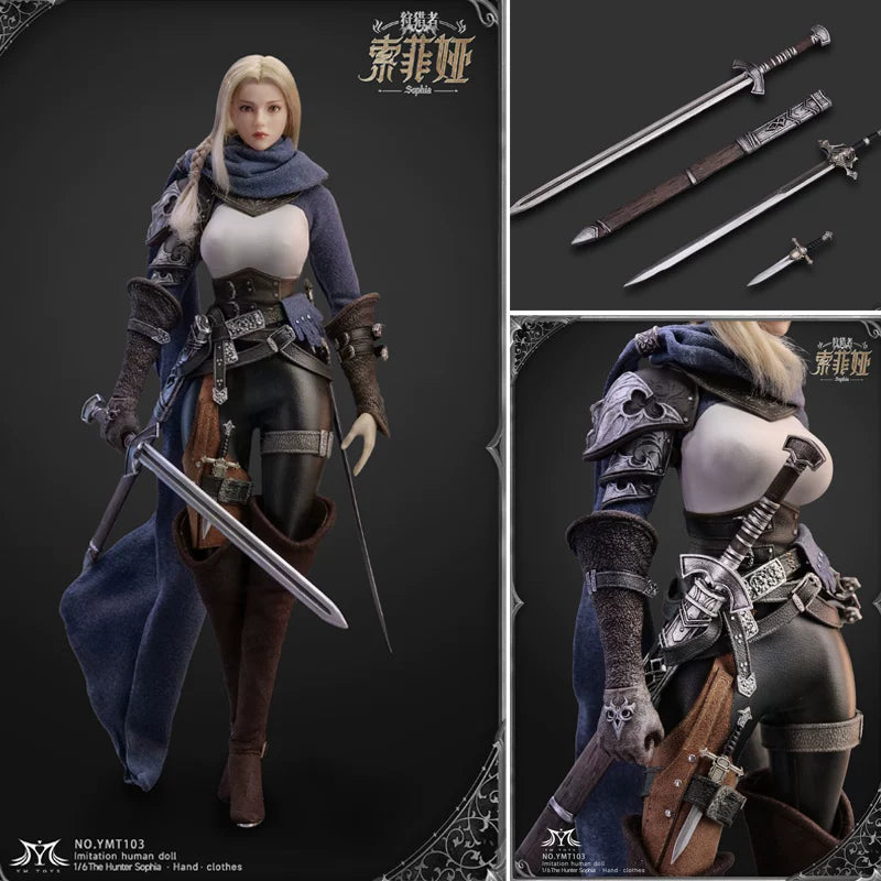 YMTOYS 1/6 hunter Genuinely authorized Sophia YMT103 Movable In‑Stock
