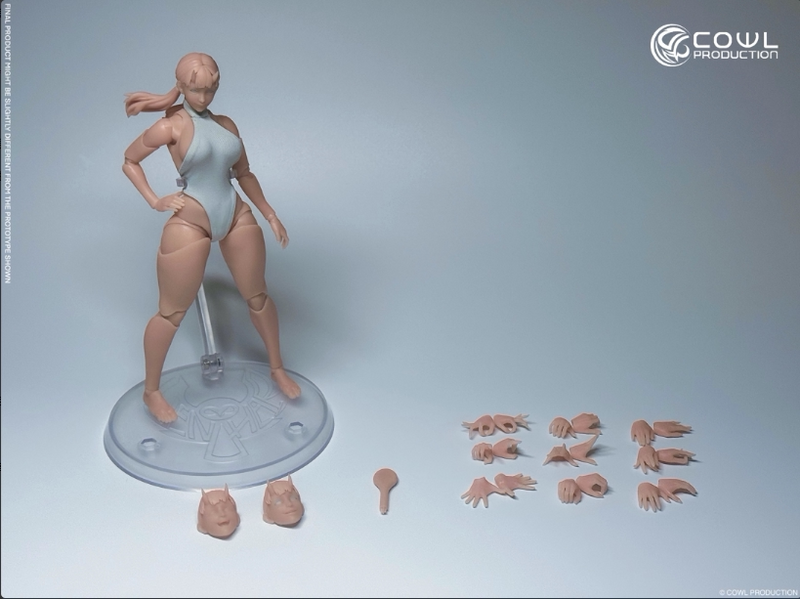 Cowl production 1/12 ghost girl body action figure In‑Stock-5