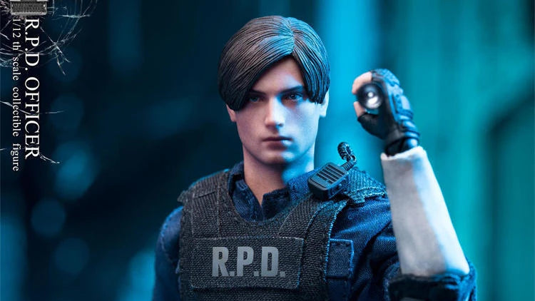 LIMTOYS 1/12 Resident Evil RPD Officer Leon Action Figure Reissue In‑Stock-1