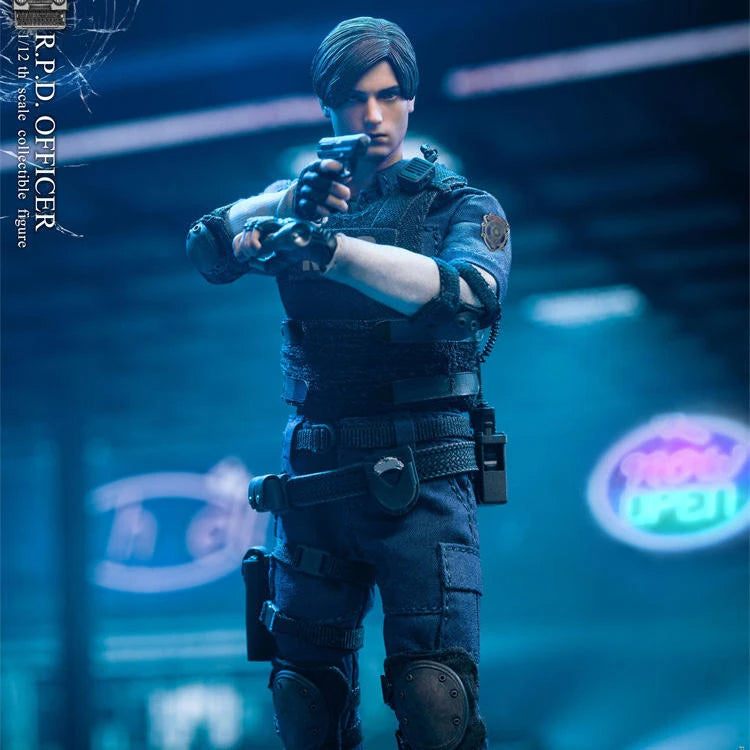 LIMTOYS 1/12 Resident Evil RPD Officer Leon Action Figure Reissue In‑Stock-4