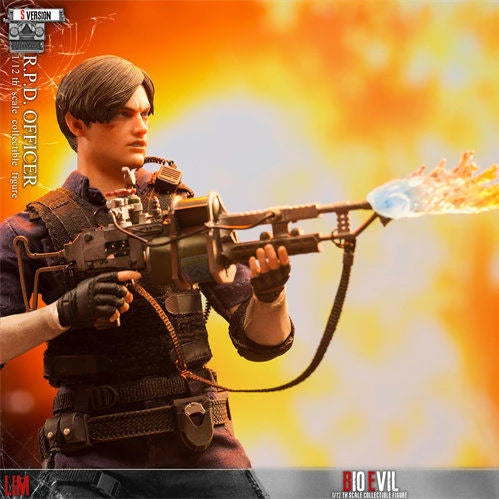 LIMTOYS 1/12 Resident Evil RPD Officer Leon Action Figure Reissue In‑Stock-5